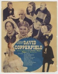 7d021 DAVID COPPERFIELD mini WC 1935 W.C. Fields as Micawber in Charles Dickens' classic story!