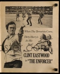 7d063 ENFORCER herald 1976 when the terrorists come, Clint Eastwood is Dirty Harry is at his best!