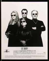 7d725 GET SHORTY presskit w/ 14 stills 1995 John Travolta, Danny DeVito, Gene Hackman, Rene Russo!