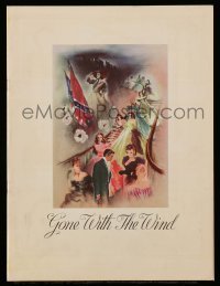7d882 GONE WITH THE WIND souvenir program book 1939 Margaret Mitchell's story of the Old South!