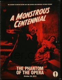7d602 PHANTOM OF THE OPERA promo brochure R2012 great classic images of Lon Chaney!