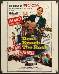 7f779 DON'T KNOCK THE ROCK 22x28 commercial poster 1980s sequel to Rock Around the Clock!