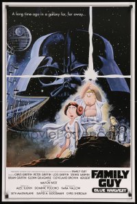 7f102 FAMILY GUY BLUE HARVEST 24x36 Canadian commercial poster 2007 Star Wars style A poster parody!