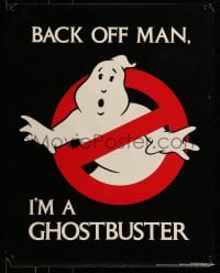 7f788 GHOSTBUSTERS 22x28 commercial poster 1984 Bill Murray, Dan Aykroyd & Ramis, logo!