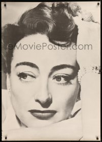 7f809 JOAN CRAWFORD 30x41 commercial poster 1966 wonderful super close-up of the actress!