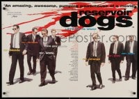 7f849 RESERVOIR DOGS 24x34 English commercial poster 2000s British Quad image!