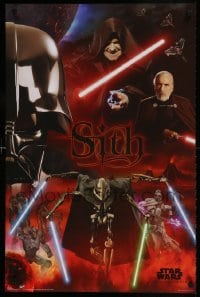 7f126 REVENGE OF THE SITH 23x34 commercial poster 2005 Star Wars Episode III, Sith!