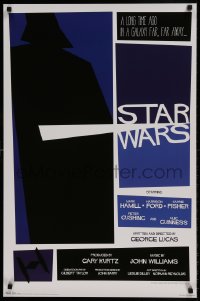 7f134 STAR WARS 23x34 commercial poster 2009 great artwork of Darth Vader by Russell Walks!