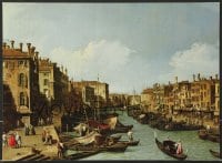 7f654 GIOVANNI ANTONIO CANAL 2-sided special 10x14 2008 The Grand Canal!