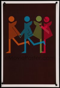 7f365 BEN THE ILLUSTRATOR 12x18 art print 2000s colorful romantic art of four people Together!