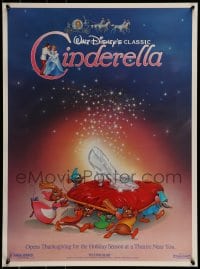 7f618 CINDERELLA 20x27 special R1987 Walt Disney classic romantic musical fantasy cartoon!