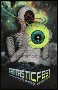 7f307 FANTASTIC FEST 2008 signed #238/345 23x36 art print 2008 by artist Joe Smith, wild sci-fi art!