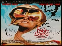7f964 FEAR & LOATHING IN LAS VEGAS mini poster 1998 trippy art of Depp as Dr. Hunter S. Thompson!