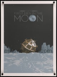 7f310 FIRST MEN IN THE MOON signed #11/50 19x26 art print 2014 by artist Louis Falzarano!