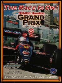 7f657 GRAND PRIX OF HOUSTON 18x24 special 2000 great image of CART race car!