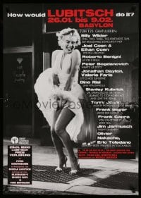 7f414 HOW WOULD LUBITSCH DO IT 23x33 film festival poster 2017 Monroe in classic skirt scene!