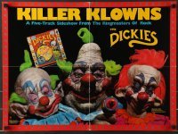 7f513 KILLER KLOWNS FROM OUTER SPACE 18x24 music poster 1988 Grant Cramer, Snyder, The Dickies!