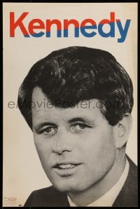 7f203 ROBERT F. KENNEDY FOR PRESIDENT 13x19 political campaign 1968 he would've won had he lived!