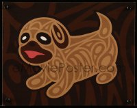 7f391 RYAN CRIPPEN 11x14 art print 2010 cool art of little puppy dog, Totem Pup!