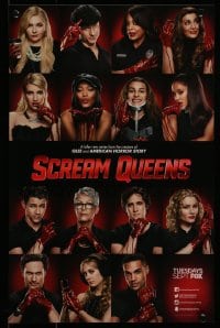 7f463 SCREAM QUEENS tv poster 2015 Emma Roberts, Lea Michele, Jamie Lee Curtis and more!