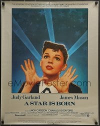 7f728 STAR IS BORN 22x28 special R1983 classic close up art of Judy Garland!