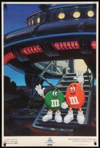7f004 STAR TOURS 24x36 special 1990 Star Wars and Disney, M&Ms leaving spaceship!