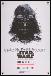 7f046 STAR WARS IDENTITIES 24x36 museum/art exhibition 2012 Darth Vader with Death Star in helmet!