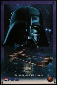 7f188 STAR WARS TRILOGY 3 24x36 specials 1996 image of Yoda, Darth Vader & C-3PO!