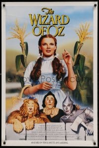 7f950 WIZARD OF OZ 24x36 video poster R1992 Victor Fleming, Judy Garland all-time classic!