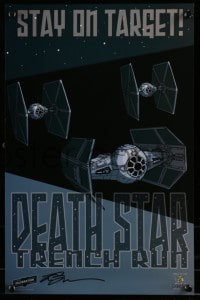 7f015 STAR WARS CELEBRATION V 4 signed 11x17 specials 2010 Death Star and more by Tom Hodges!