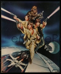 7f178 STAR WARS 3 19x23 specials 1978 Procter & Gamble tie in, cool art by Ken Goldammer!