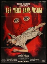 7g796 EYES WITHOUT A FACE French 1p 1959 Georges Franju's Les Yeux Sans Visage, best Mascii art!