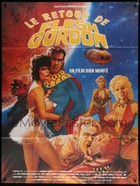 7g804 FLESH GORDON MEETS THE COSMIC CHEERLEADERS French 1p 1990 sequel to outrageous cult classic!