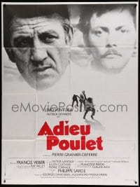 7g811 FRENCH DETECTIVE French 1p 1979 Lino Ventura in Pierre Granier-Deferre's Audieu, poulet!