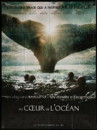 7g836 IN THE HEART OF THE SEA advance French 1p 2015 Ron Howard, the story that inspired Moby Dick!