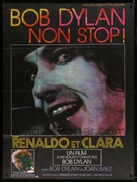 7g928 RENALDO & CLARA French 1p 1979 cool different super c/u of Bob Dylan singing into microphone!
