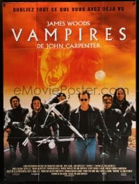 7g984 VAMPIRES French 1p 1998 John Carpenter, James Woods, cool vampire hunter image!