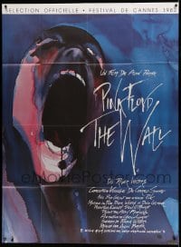 7g988 WALL French 1p 1982 Pink Floyd, Roger Waters, classic rock & roll art by Gerald Scarfe!
