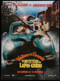 7g989 WALLACE & GROMIT: THE CURSE OF THE WERE-RABBIT advance French 1p 2005 Box & Park claymation!