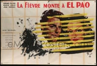 7g706 LA FIEVRE MONTE A EL PAO French 2p 1959 Luis Bunuel, art of Maria Felix & Gerard Philipe!