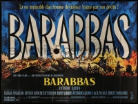 7g632 BARABBAS French 4p 1963 directed by Richard Fleischer, cool Jean Mascii title art!