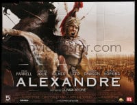 7g622 ALEXANDER advance French 8p 2004 directed by Oliver Stone, close up of Colin Farrell at war!