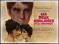 7g629 TWO ENGLISH GIRLS French 8p 1971 Francois Truffaut directed, Jean-Pierre Leaud, Landi art!