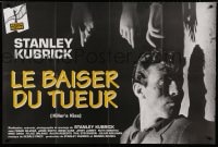 7g667 KILLER'S KISS French 32x47 R1995 early Stanley Kubrick noir in New York's Clip Joint Jungle!
