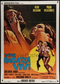 7g607 VIVI RAGAZZA VIV Italian 1p 1971 Mos art of lovers Aldo Reggiani & sexy Pilar Velazquez!