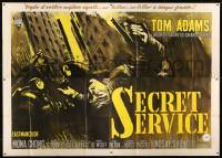 7g303 2nd BEST SECRET AGENT Italian 4p 1965 art of Tom Adams in English spy spoof, Secret Service!