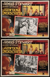 7g136 REAR WINDOW 5 Mexican LCs R1990s Alfred Hitchcock, James Stewart, beautiful Grace Kelly!