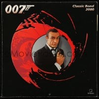 7g050 JAMES BOND 12x12 calendar 2000 Sean Connery, Roger Moore, a different image every month!