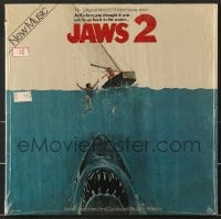 7g066 JAWS 2 soundtrack record 1978 classic music composed & conducted by John Williams!