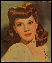 7g057 DINAH SHORE 14x17 standee 1940s head & shoulders portrait of the beautiful singer/actress!